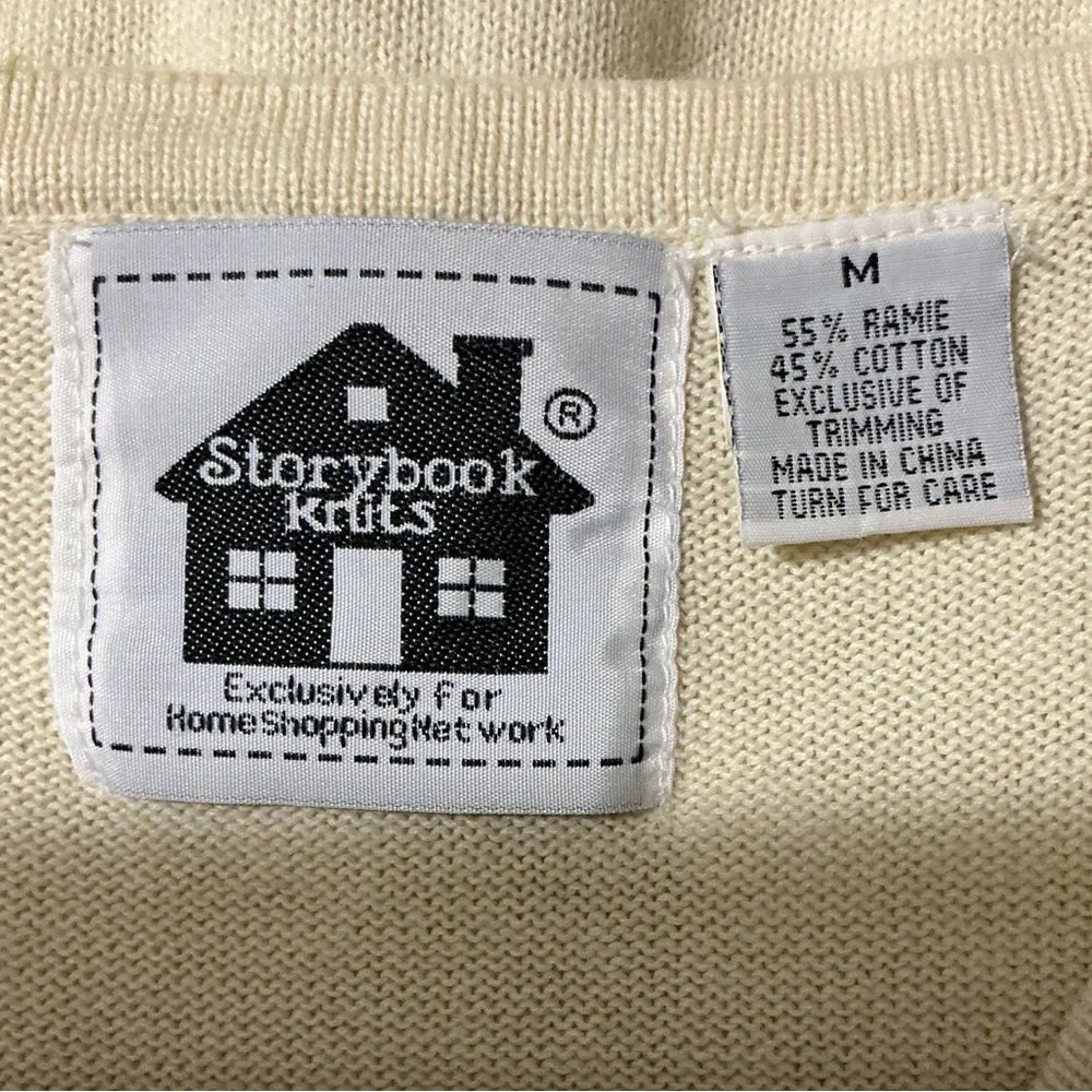 EUC Storybook Knits Gardenia Garden Cardigan Medium